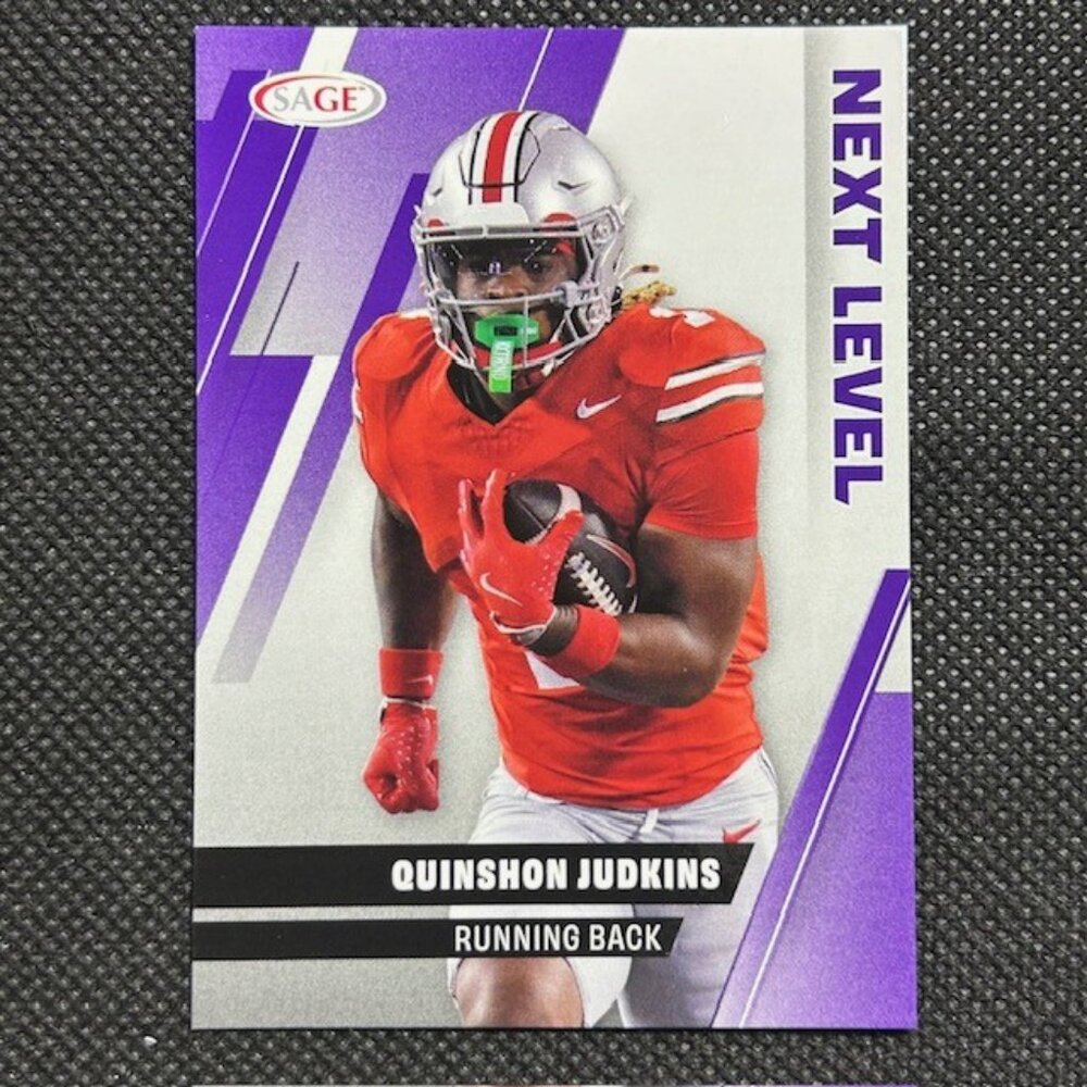 Quinshon Judkins 2025 SAGE HIT Purple #97 Ohio State Buckeyes RC Rookie Browns